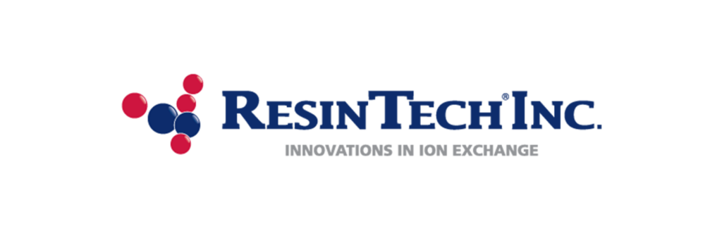 Resin Tech Inc. Innovations in ion exchange logo